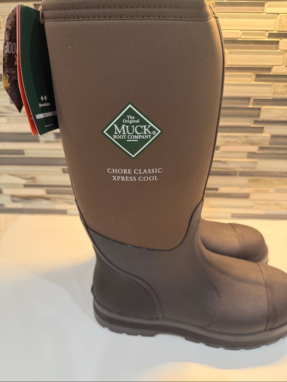 Musk Chore Classic Xpress Cool Men's Brown Waterproof Boot